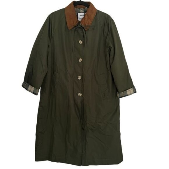Barbour by Alexa Chung Green Jackie Coat Size NWT US 6 - Picture 1 of 16